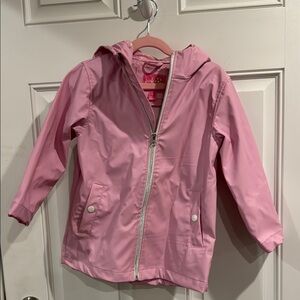 Pink Hooded Rain Jacket for Kids